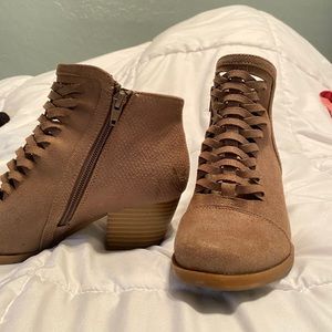 Brown Suede Ankle Boots